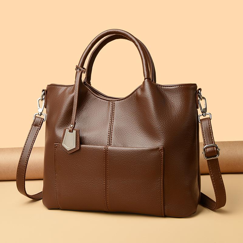 Luxury Soft Leather Large Capacity Women Shoulder Crossbody Bag High Quality Women's Handbags Brand Female Messenger Tote Bags
