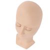 Detachable Single Fold Eyelid Lash Mannequin Head Silicone Eyelash Training Model for Makeup Practic