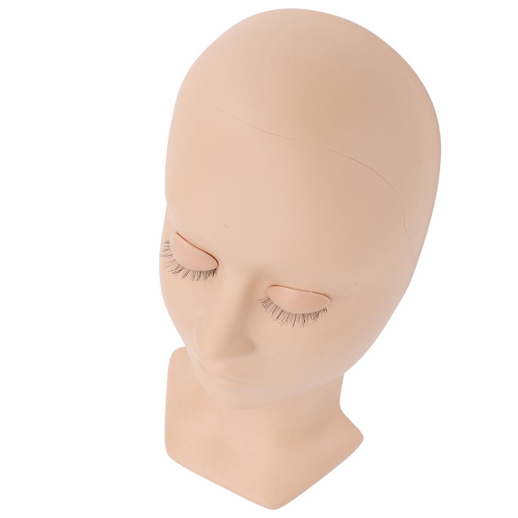 Detachable Single Fold Eyelid Lash Mannequin Head Silicone Eyelash Training Model for Makeup Practic
