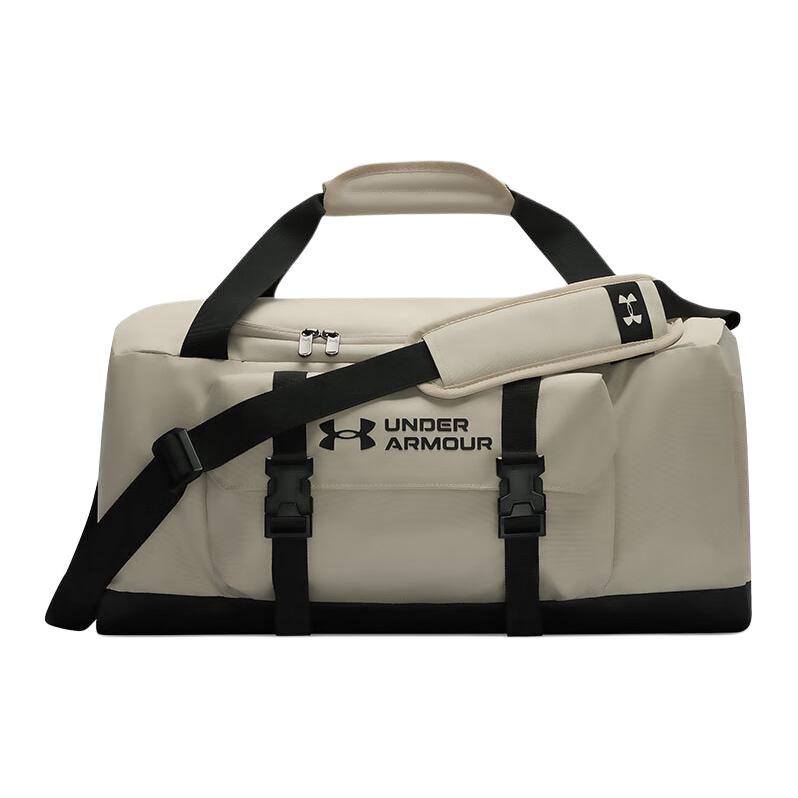 Under Armour Under Armour Gametime Polyester Travel Bag Gym Bag Small Unisex Khaki Gray 1376466-290 Small