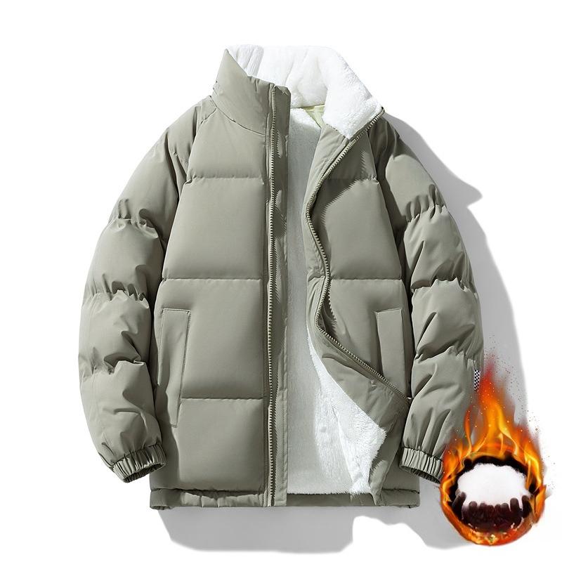 

Куртка-пальто с хлопковой набивкой Мужское пальто Свободная куртка с хлопковой набивкой Хлопковая одежда Мужская Зимняя Молодежная Утолщенная и Бархатная. XXXL