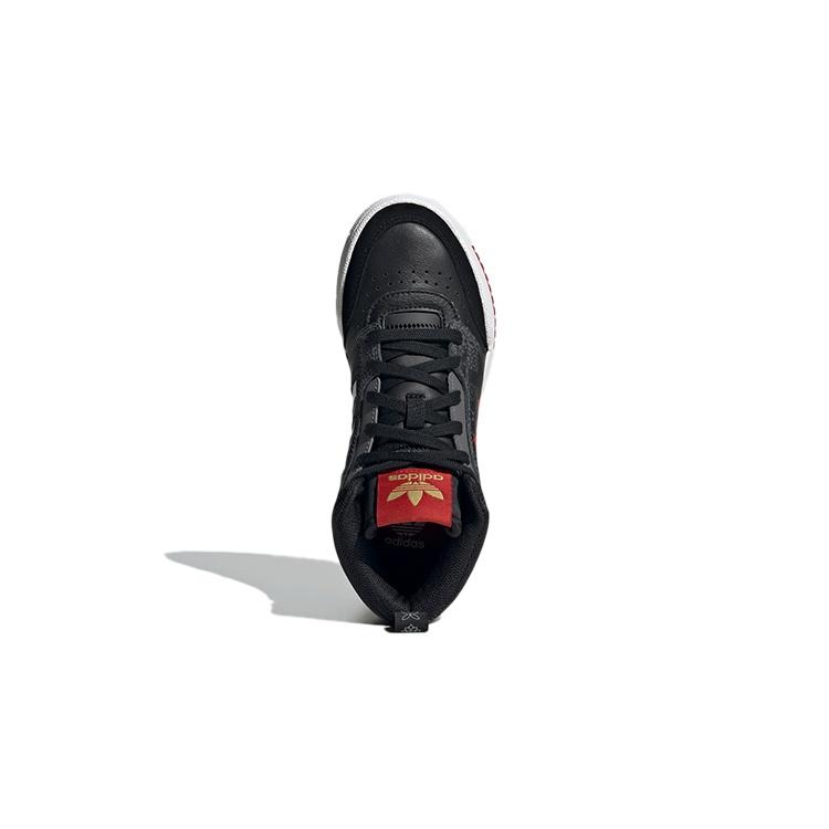 (GS) adidas Originals Drop Step Shoes 'Black Red White' Kids' GX6353
