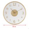 Acrylic Wall Clock for Living - Non Ticking Design Classrooms And Bathrooms