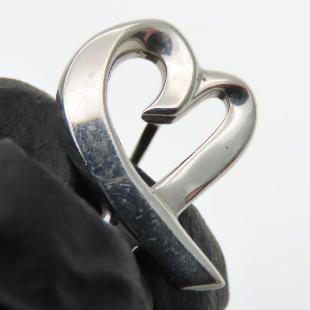 Used TIFFANY&Co. Pierce Loving heart Silver925 2.4g Silver Paloma Picasso