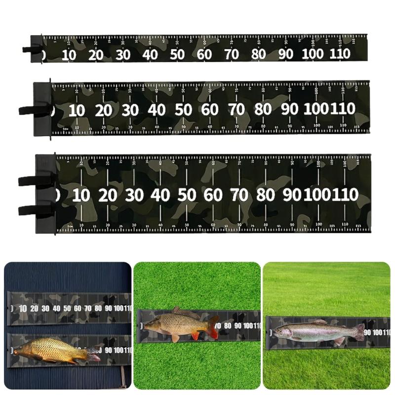 10/20/30cm Width Portable Fish Measurement Tool Fishing Tape Measure Saltwater Fish Measuring Tape Fishing Essential