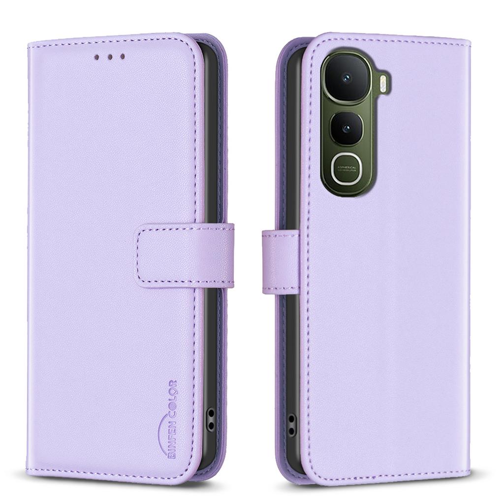 For vivo Y400 5G Phone Case BINFEN COLOR BF17 Wallet Folio Flip Leather Cover