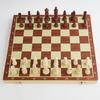 Magnetic Foldable Chess Set High Grade Wooden Chess Game Board Large/Small Size Strategic Thinking Folding Board Game for Party