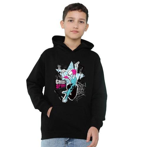 Spider-Man Childrens/Kids Ghost-Spider Web Pull Over Hoodie