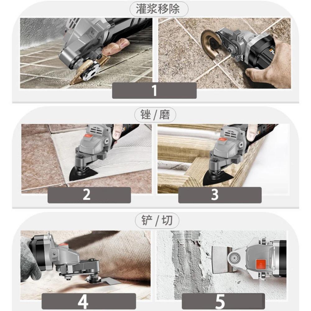 Professional Angle Grinder Changed To  Universal Treasure Multifunctional Tools of Cutting Polishing Shovelling Cleaning