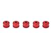 5Pcs Aluminum Alloy Single Chainring Bolts Ultra Light Bicycle Chainring Bolts for Road Mountain Bike Red