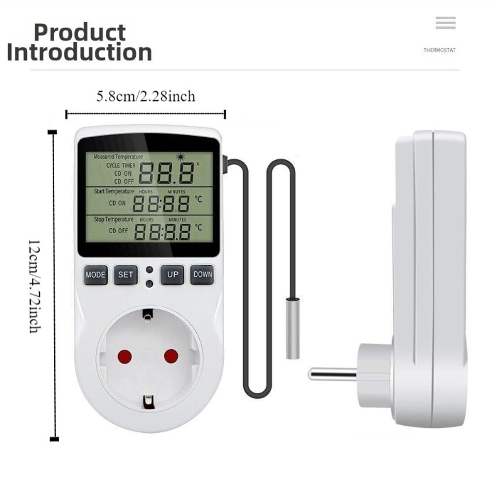 Timer Switch Digital Thermostat Digital Display Temperature Controller Temperature Regulation