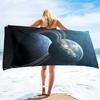 Beach Towel Planet Universe Space Microfiber Beach Towels,Super Absorbent Sand Free Quick Dry Travel/Pool Towel for Kids Adults