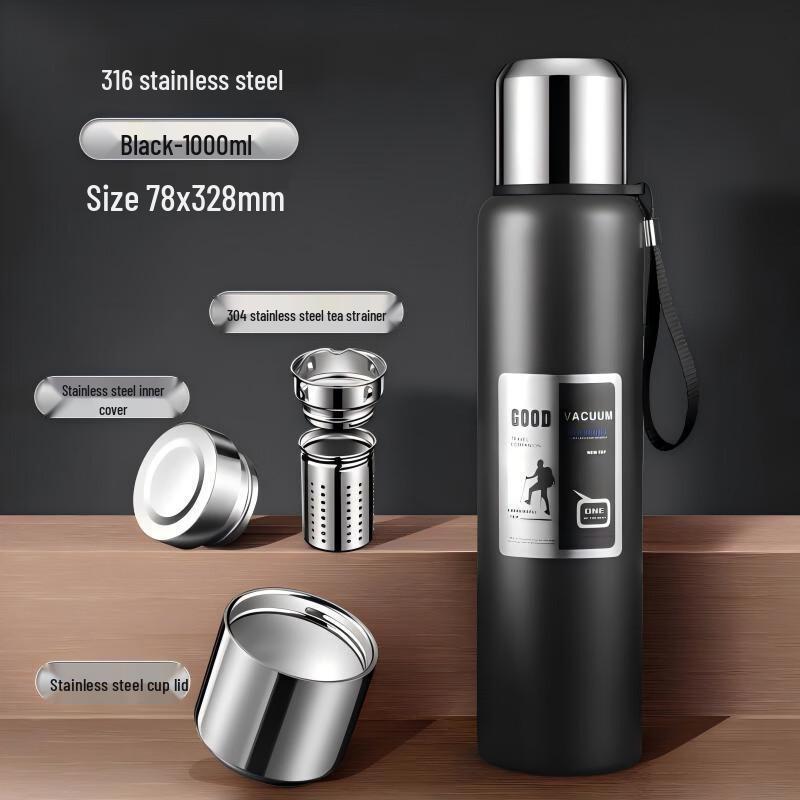 

OLOEY Portable 316 Stainless Steel Water Bottle