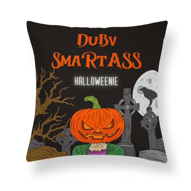 Halloween Thema Kissenbezug Auto Büro Wohnzimmer Sofa Halloween Kürbis Laterne Dekoration Kissenbezug