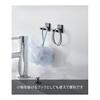 Yamazaki Jitsugyo 10034 Film Hook Toothbrush Holder Single Set of 2 Black W2.6 X D2.4 X H2.6cm (per 1 Film Hook Not Included) Tower Floating Storage