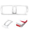 Center Control Air Conditioning Vent TrimFrame Fit for 1 Series E81 Hatchback 2007‑2011Chromeplate