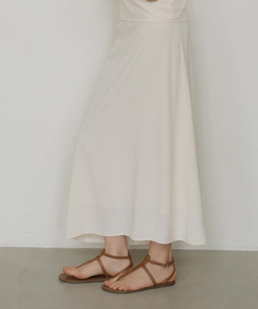Riorg Gir Dart Long Skirt Cream