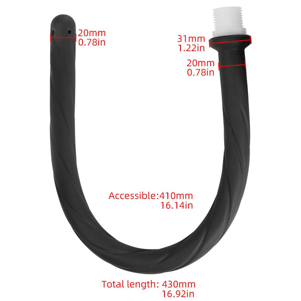 Unisex Anal Einlauf Rohr Vaginal Waschen Rektale Reinigung Dusche Bidet Schlauch Dusche Düse Rohr Butt Plug Anal Behandlung Sex