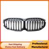 Gloss Black Front Bumper Kidney Racing Grille For BMW F40 1-Series 2019-2023 Single Slat Sport Grill Cover