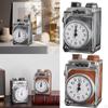 Retro Alarm Clock Antique Ornament Gifts Crafts Bedside Desk for Mantelpiece