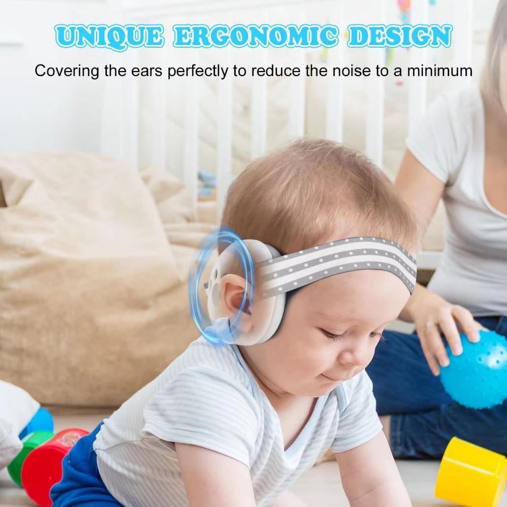 2 in 1 Noise-Reducing Earmuffs Portable Infant Noise Reduction Earmuffs  Outdoor Activities