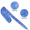 Imitation Silk Long Tail Pirate Cap Amoeba Print Hip Hop  Hat Trends Men's Headscarf  Outdoor