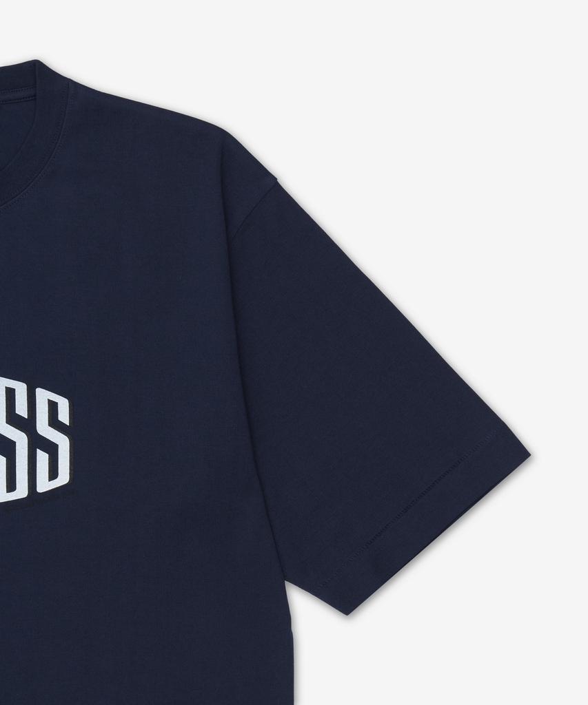 Jeipeuleseu Logo Print Short Sleeve T-Shirt - Navy / Khoagw0901075