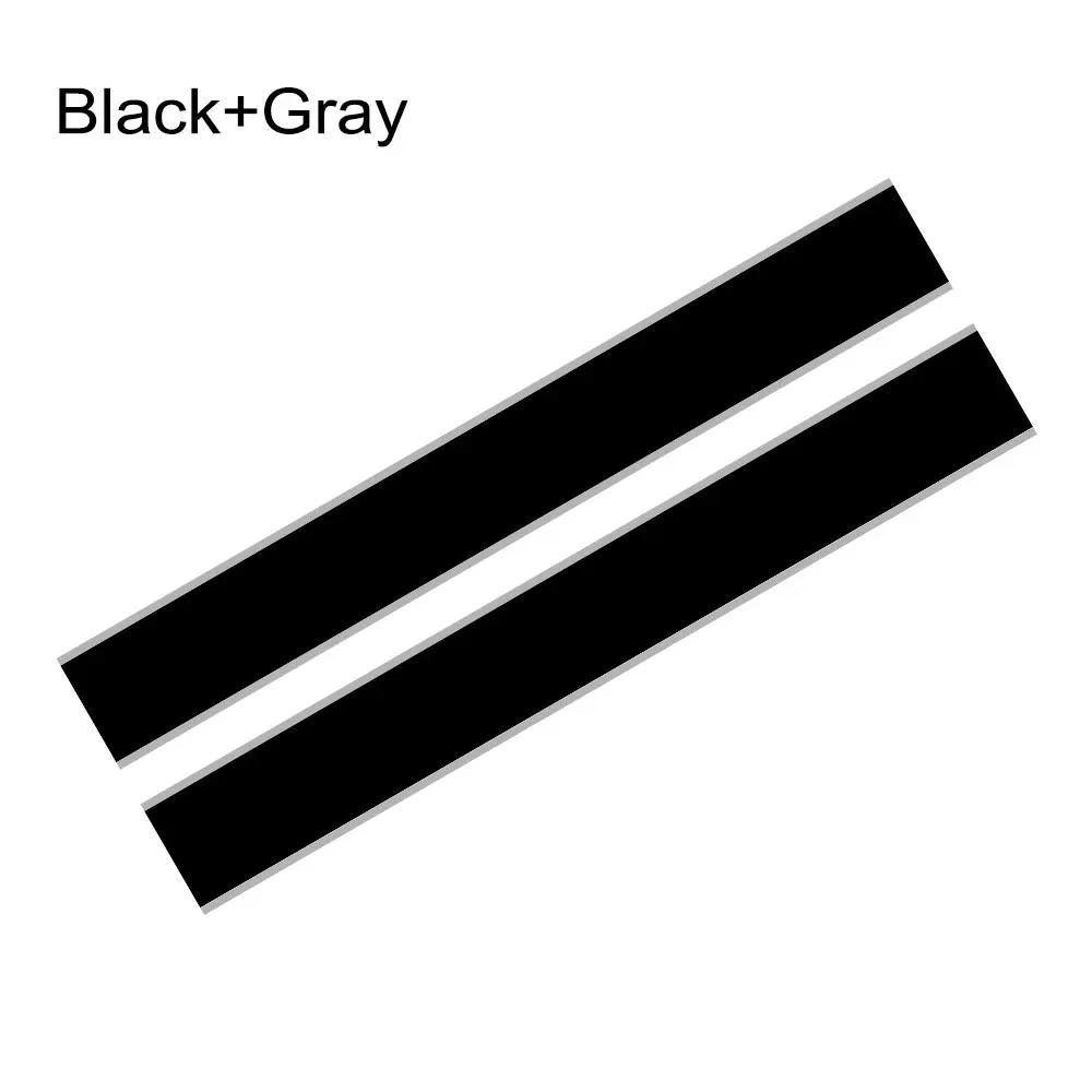 2PCS Car Engine Hood Long Stripe Stickers Waterproof Self-adhesive Vinyl Decals PVC Car Bonnet Decoration Stickers Accessories