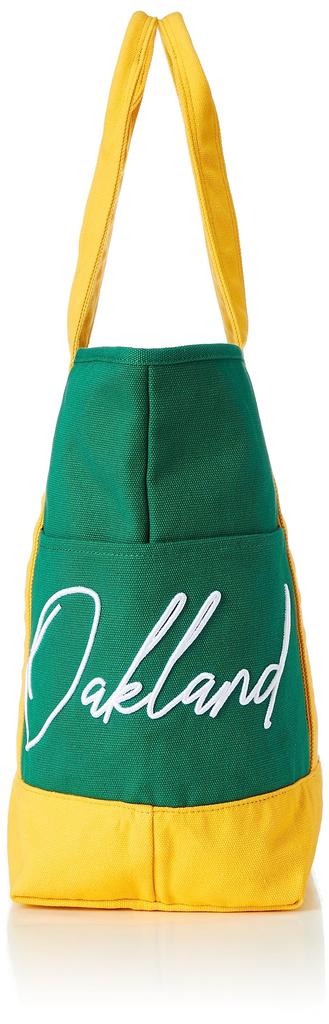 Major League Baseball Embroidered Tote Bag TTB166 Men's Athletics Deep Green