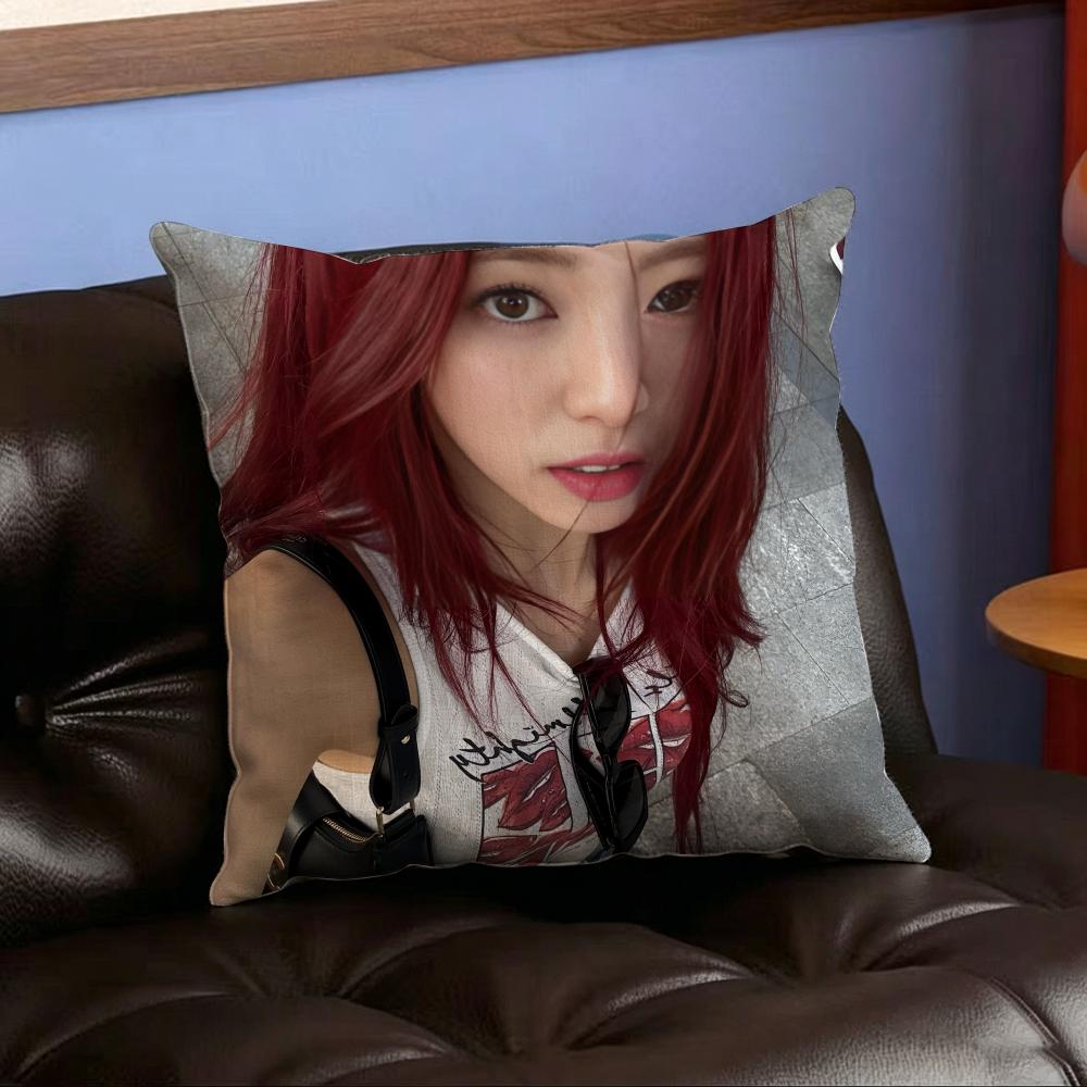 Music Y-Yuna Cushion Cover Home Decor Cushion Cover Soft Throw Pillowcase for Sofa Bedroom Outdoor Use