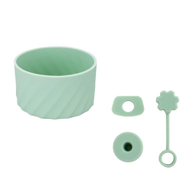 4Pcs Silicone Spill Proof Stopper Set for Tumbler 40oz Cup Protective Boot and Straw Covers Reusable Water Bottle Accessories