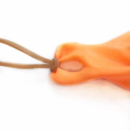 50 Stück Schlagballon mit Gummiband Hohe Elastizität Große Menge Geruchlos Koordination