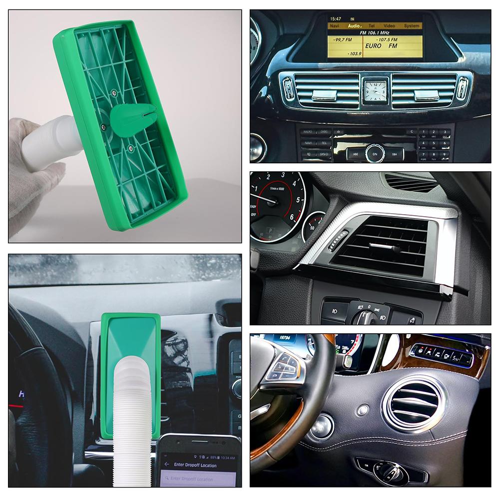 Air Vent Cooler Adjustable Length Air Conditioner Outlet Hose Universal Car A/C Vent Extension Hose For Men Balls Jewel Cooler