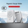 3C Certified Wireless Magnetic Power Bank: 15W PD, Strong Magnet, Built-in Triple Cables & Stand, Ideal for Air Travel.