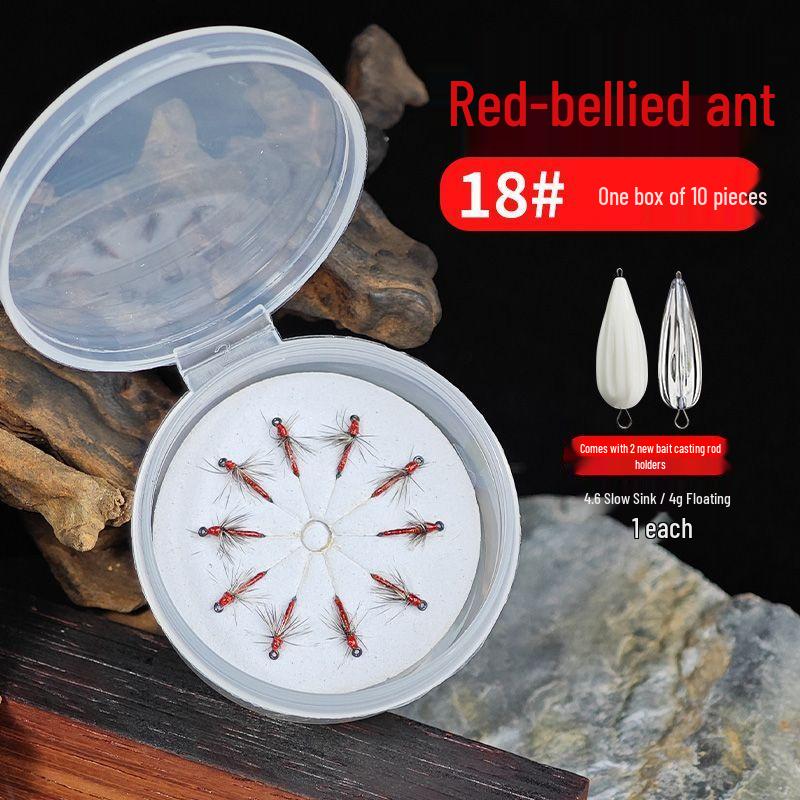 2026 Red-bellied Ant Mosquito Lure Hook for Fly Fishing