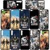 For Samsung Galaxy S25 S24 S23 iPhone 17 16 15 Xiaomi Redmi Note 14 13 12 Plus Pro Max Case Anime Attack On Titan Eren Jaeger Levi OPPO Huawei Cover