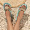 Heart-Shaped Flip-Flops: PVC Breathable Soft Sole Women's Casual Holiday Slippers
