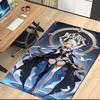 Custom Name Genshin Impact Printed Carpet, for Office Chair Living Room Bedroom Kitchen Room Decor Gifts.