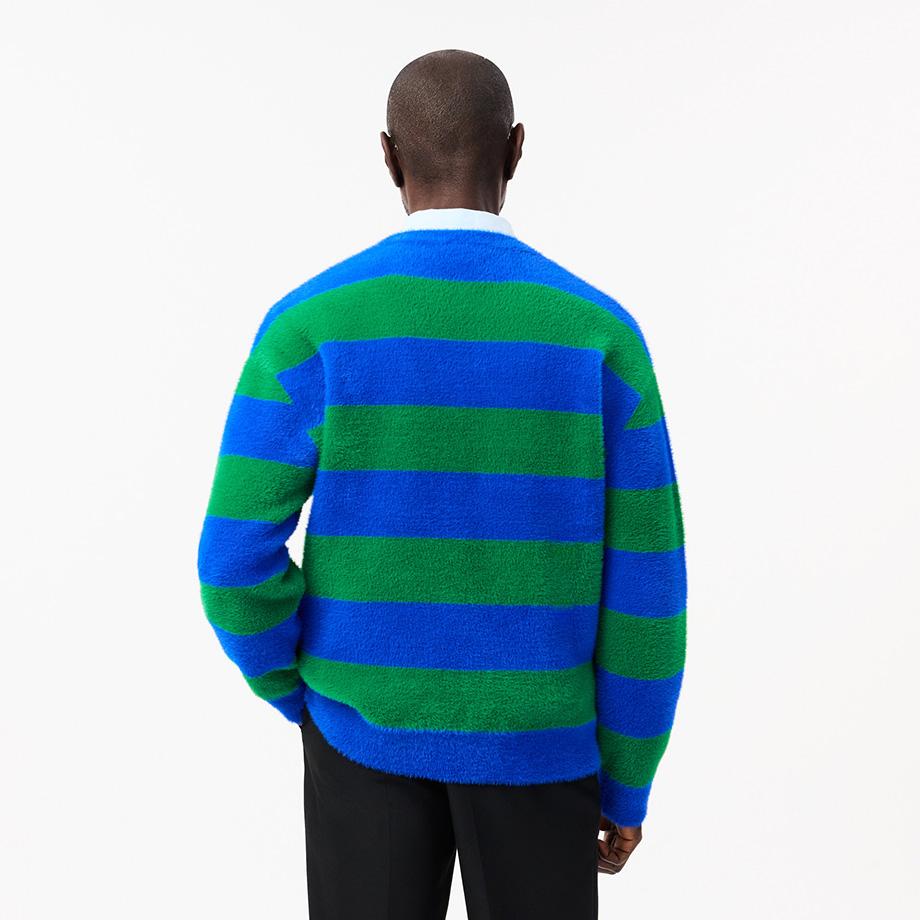 Lacoste Men's Double-Face Stripe Pullover AH2915-54NICJ