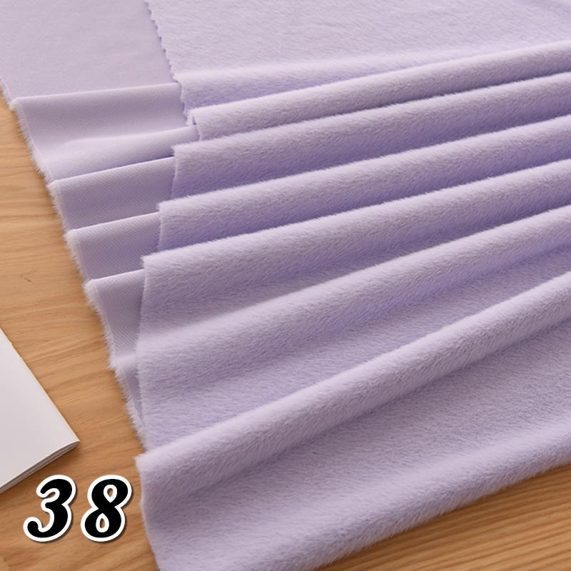 50*40cm Encrypt Imitation Rabbit Fur Fabric Thicken Plush Counter Background Clothing Fabric Handmade DIY Sewing Doll Fabric