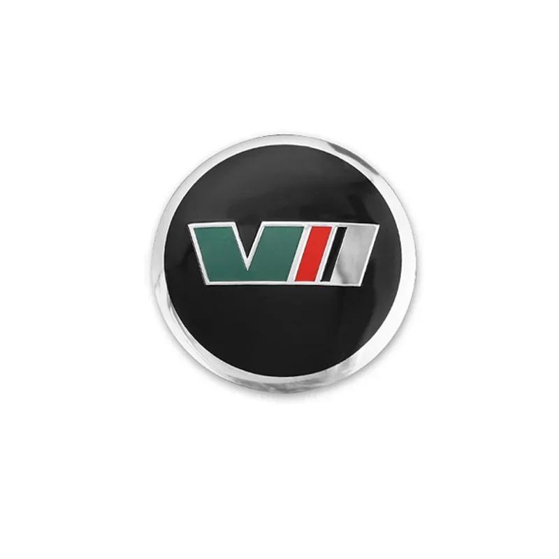 Car Sticker 2025 Hot 4Pcs Car Emblem Wheel Hub Caps Stickers Decoration For Skoda Octavia Kodiaq Enyaq iV Kamiq Scala Superb Fab