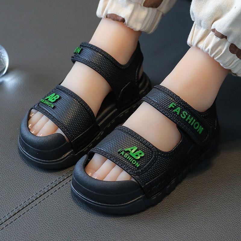 Chinelos de Dedo Infantis para Meninos e Meninas Verão Sola Macia, Antiderrapante e À Prova d'Água Sapatos de Praia para Bebê