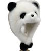 Herbst- & Winter Plüsch Panda Mütze: Dickes Warmes Design mit Fuchspelz-Ohrenwärmern