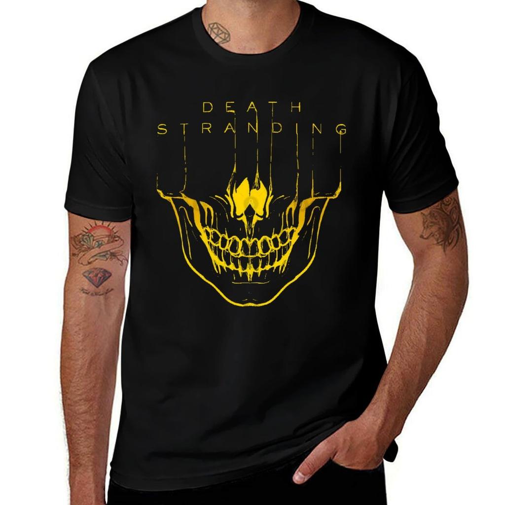 Hardship Cataclysm Destroys Living Things Death Stranding Skull Cute Gifts Tshirt Sweat Absorbing Sports Tee Shirt