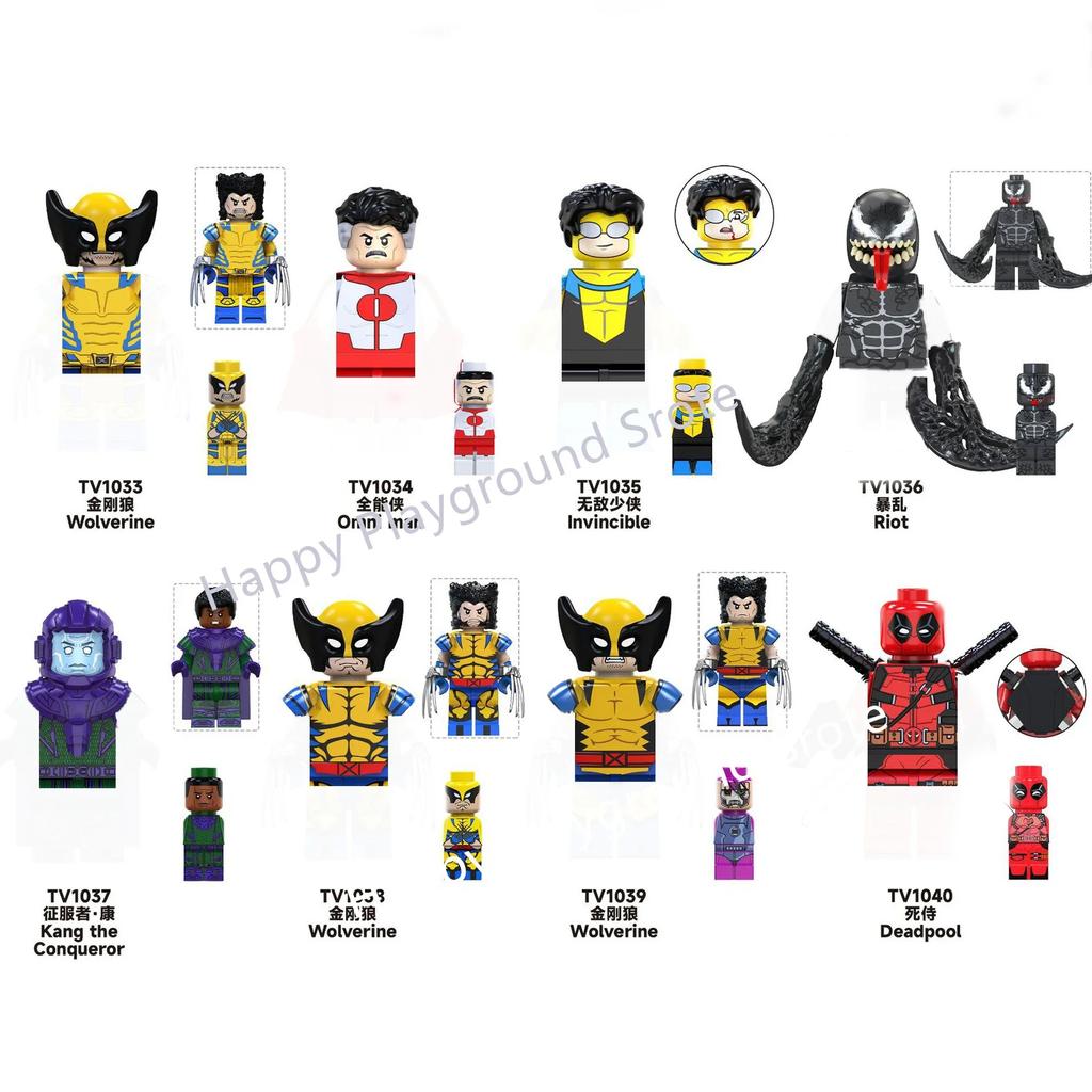 New Anime Super Cartoon TV Movies Heroes Bricks Toy Building Blocks for Kids Collect Toys Model Birthday Gifts