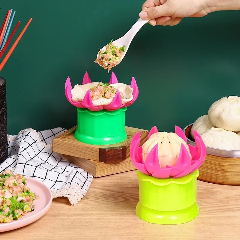 Bun Mould Chinese Bun Mould Baking and Pastry Tool Bun Making Mould Machine Kitchen DIY Pastry Pie Dumpling Maker