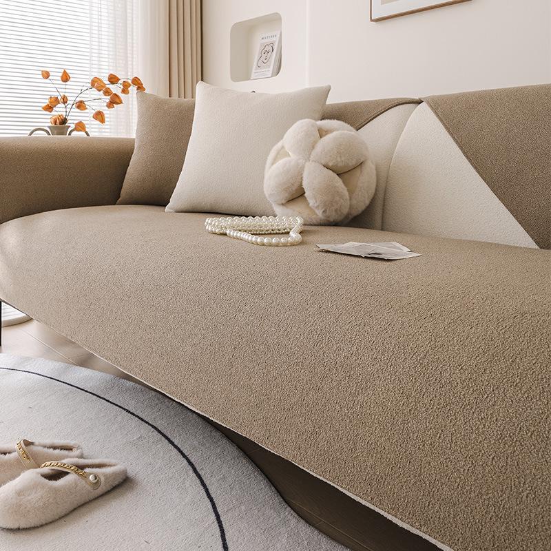 Chenille Waterproof Sofa Cushion Four Seasons Universal Modern Simple Non-Slip Stain-Resistant Anti-Scratching Sofa Cover High-Grade