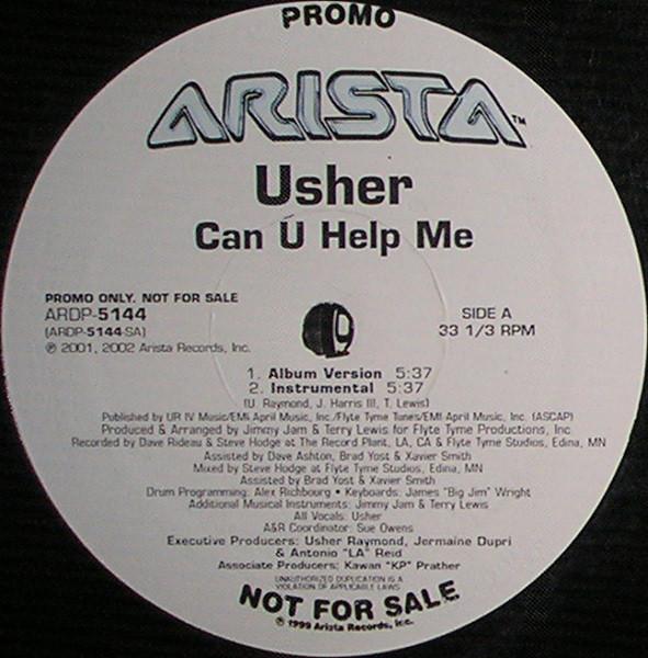 

12inch Record USHER - Can U Help Me ARDP5144 Arista 2002 US Soul/Funk Used