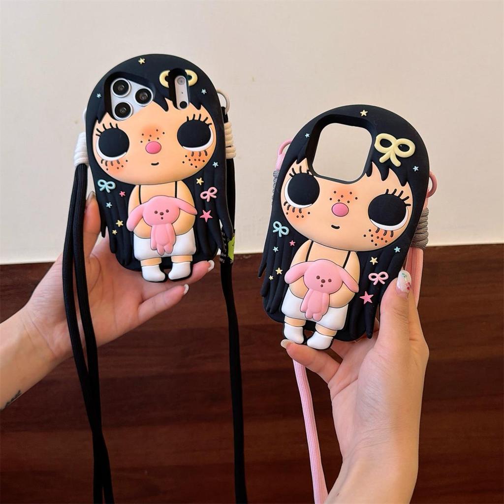 3D Cartoon Jade Anti-Fall Case for iPhone 14/13/12/11/Pro Max
