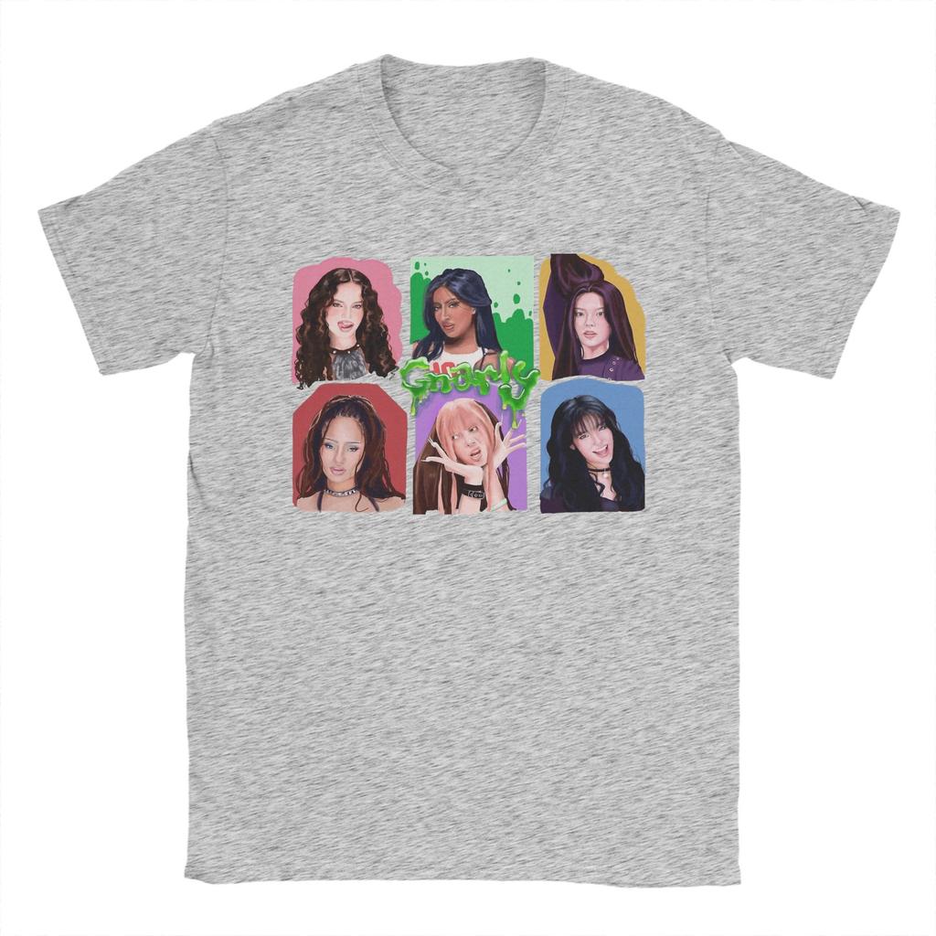 Gnarly Katseye Band T Shirt Beach  Vintage T-Shirts Cotton Fashion Tshirt For Unisex Short-Sleeved Casual Top Tees